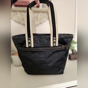 Coach Nylon And Leather Bag